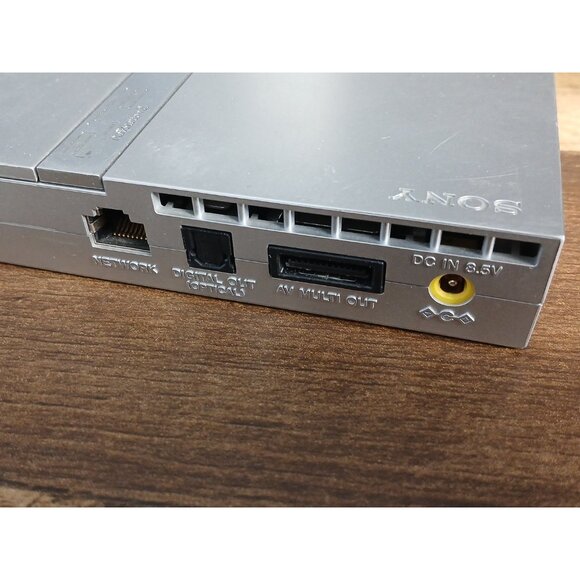 Sony PS2 Slim SCPH-79001 Silver Console Bundle Controller Cables Tested - Picture 13 of 16